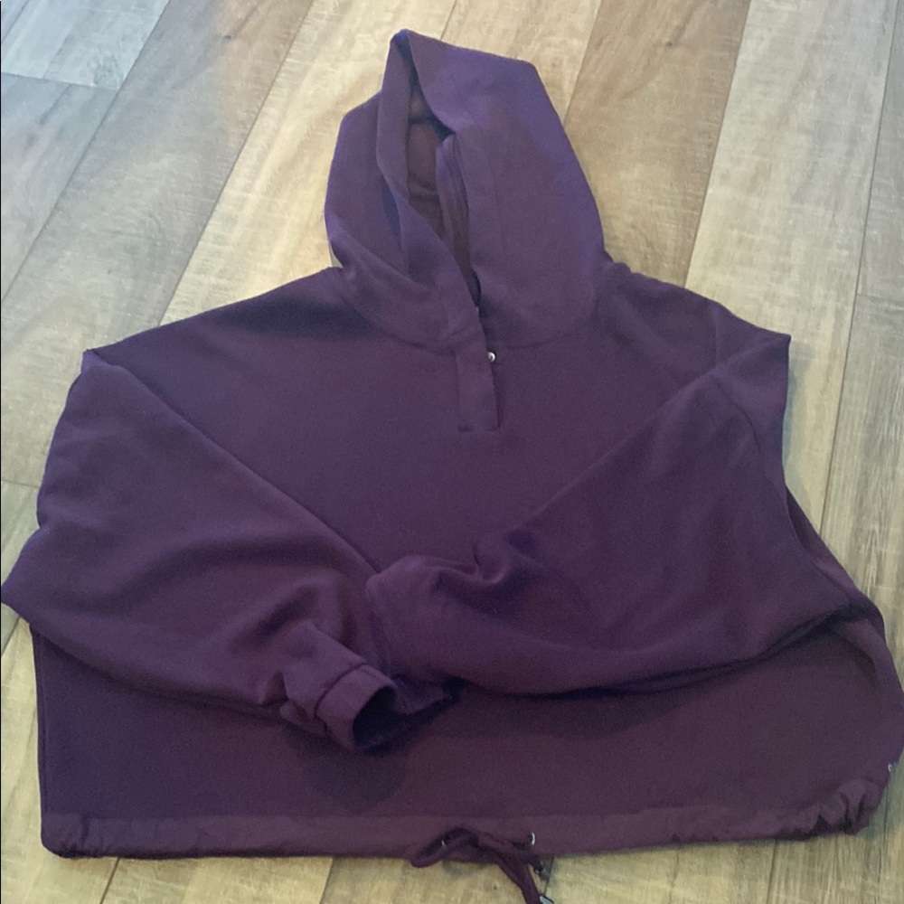 Purple Hooded Sweatshirt